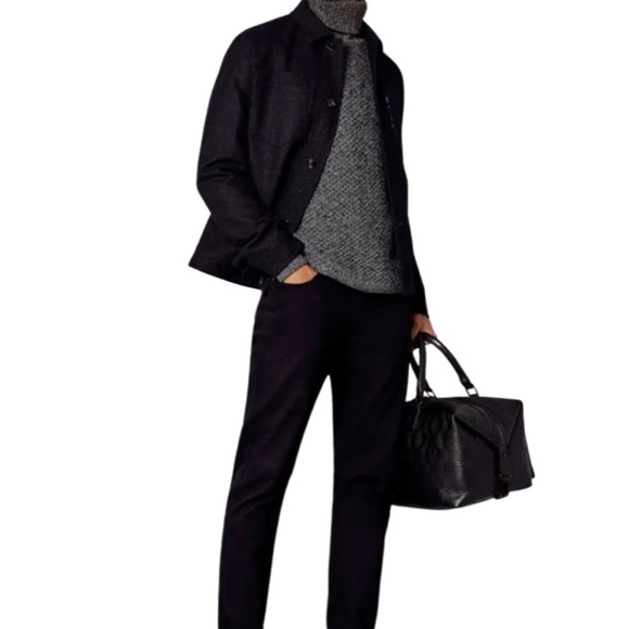 NWT Ted Baker Rarebit Navy Short Wool Jacket Men’s  Big & Tall Size: 3XL (TB 7) - Picture 8 of 13